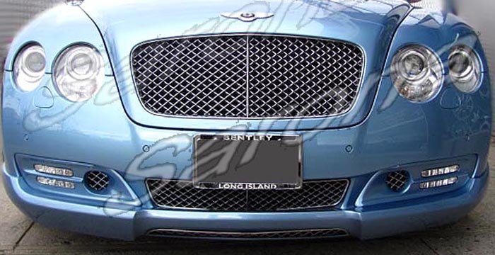 Custom Bentley GT Front Bumper Add-on  Coupe Front Add-on Lip (2003 - 2010) - $490.00 (Part #BT-001-FA)